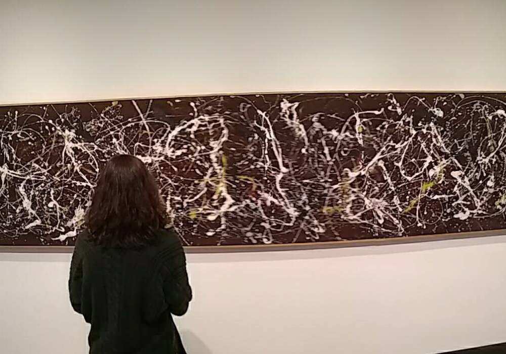 Jackson Pollock, Number 2, 1949. Enamel on canvas, 38 1/8 x 189 ½ in